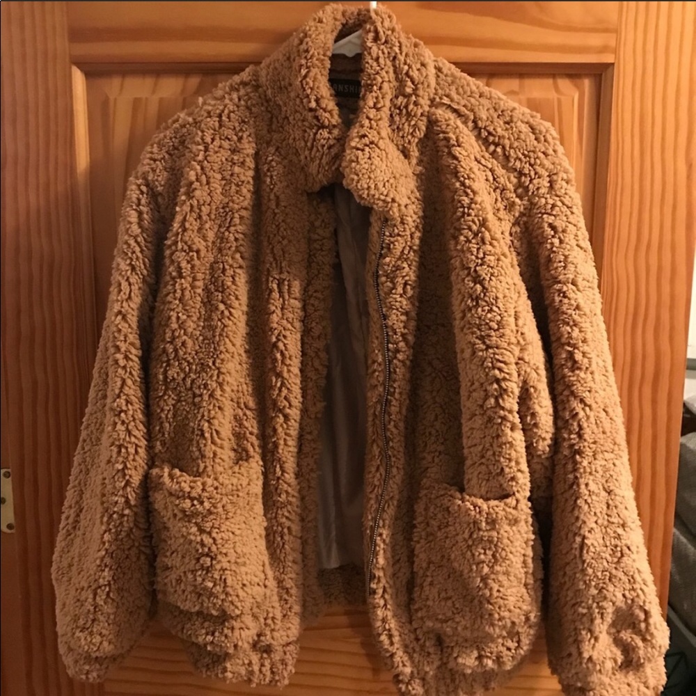 Zip Up Teddy Coat
